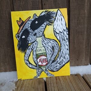 Raccoon And Ale8 Painting Kentucky Art